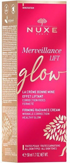 Nuxe Merveillance Lift Glow Cremă de Față de Zi Colorată pentru Tonifiere Reconstrucție și Strălucire 50ml