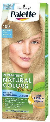 Schwarzkopf Palette Permanent Natural Colors Vopsea de Păr 100 Blondă scandinavă 60ml