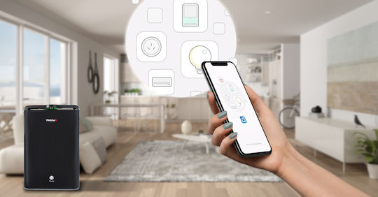 Webber AP9700 WI-FI Καθαριστής Αέρα 95W για Χώρους 65m²