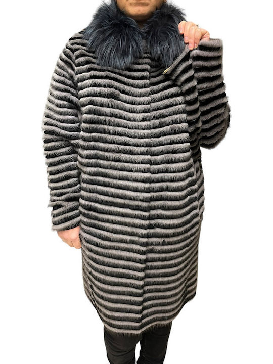 Frauen Pelz Gray