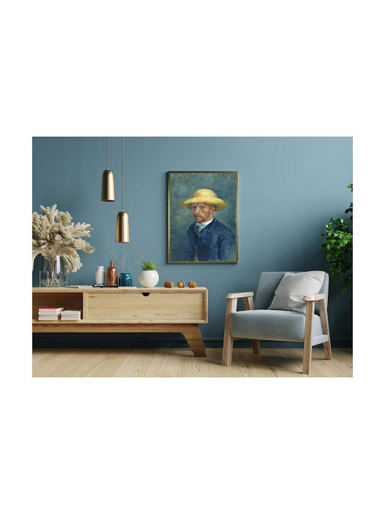 Vincent Van Gogh's Portrait Of Theo Van Gogh (1887) Painting Copy of Van Gogh on Canvas 70x100cm