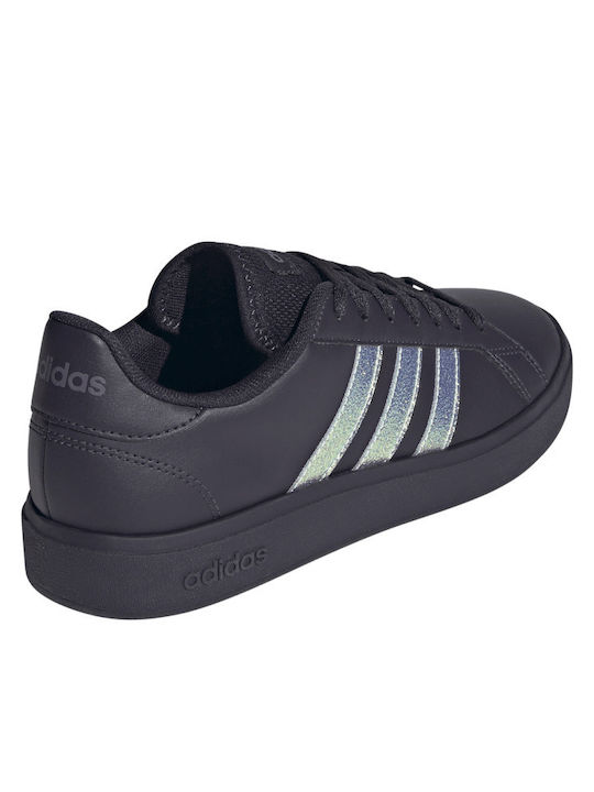 Grand Court Base 2.0 Damen Sneakers Aurora Schwarz / Schatten Violett