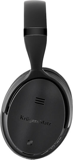 Kruger & Matz F7A Ασύρματα / Ενσύρματα Over Ear Ακουστικά με 16 ώρες Λειτουργίας Μαύρα