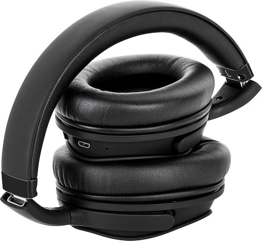 Kruger & Matz F7A Ασύρματα / Ενσύρματα Over Ear Ακουστικά με 16 ώρες Λειτουργίας Μαύρα