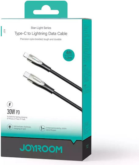 Joyroom SA31-CL3 Braided USB-C to Lightning Cable 30W Μαύρο 1.2m