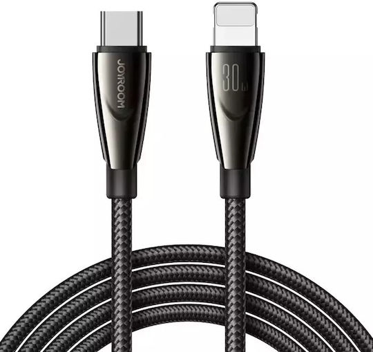 Joyroom SA31-CL3 Braided USB-C to Lightning Cable 30W Μαύρο 1.2m