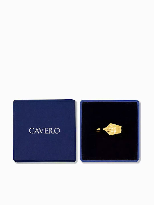 Cavero Γυναικείο Δαχτυλίδι από Ασήμι Επιχρυσωμένο Cavero Γυναικείο Δαχτυλίδι από Ασήμι Επιχρυσωμένο