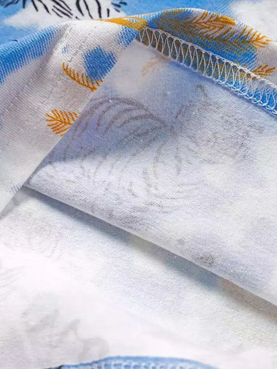 Șort/Salopetă Copii Întreg din Material Textil Roșu