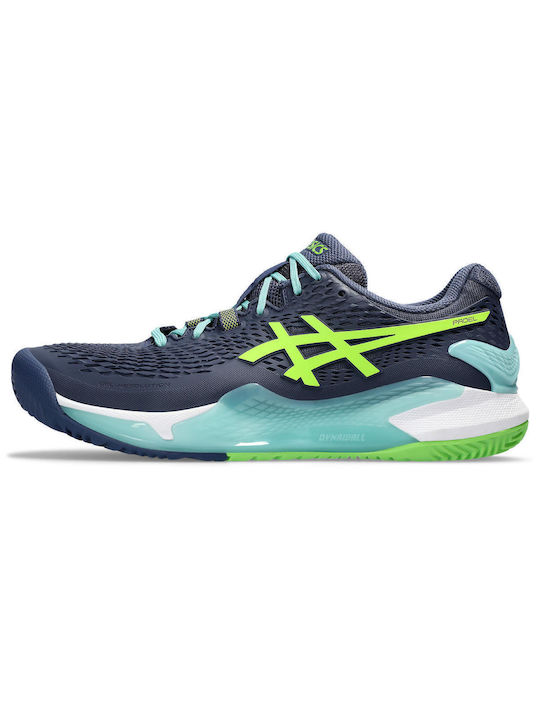 ASICS Gel-resolution 9 Ανδρικά Παπούτσια Padel για Όλα τα Γήπεδα Μπλε