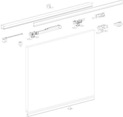 Terno Механизъм Разширяване на със спирачка Сребрист 1бр 201-1280#200#F