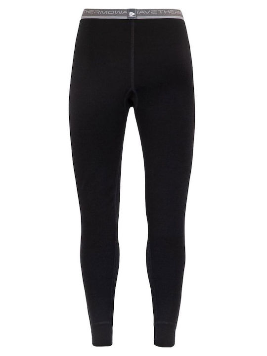 Thermowave Merino Ισοθερμικό Παντελόνι Μαύρο