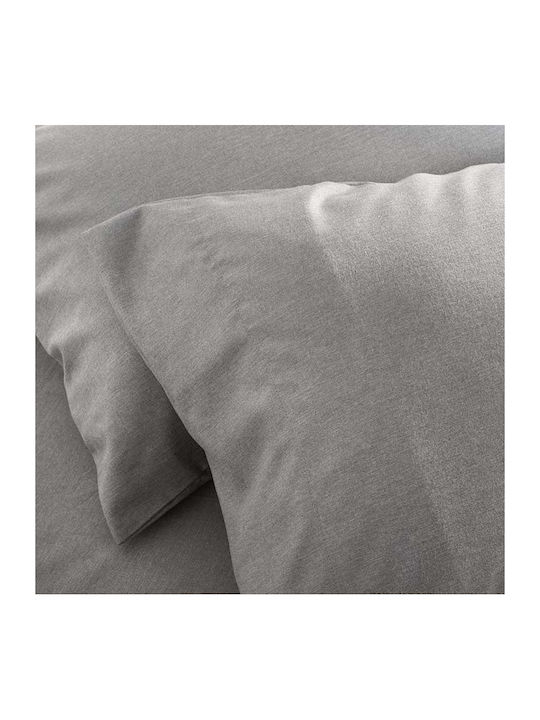 Cannon Bettbezug-Set Einzelbett mit Kissenbezug 170x250 Ash Grey
