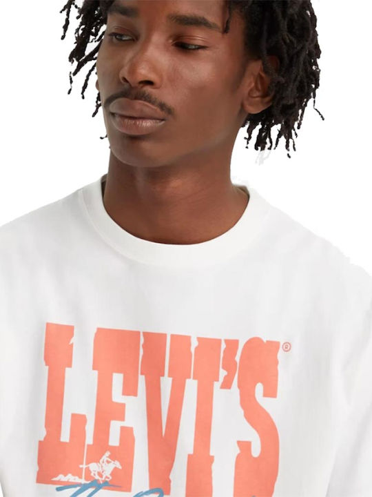 Vintage Fit T-shirt Λευκό