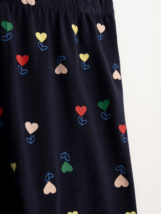 Kids Legging Capri Blue