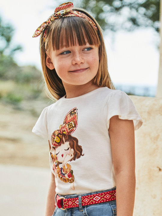 Mayoral Kids Blouse Short Sleeve Gold