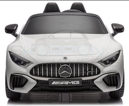 Mercedes Benz Sl63 Doppelsitzer Mit Fernbedienung Lizensiert 12 Volt Graues