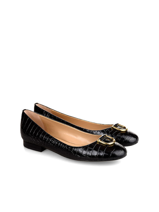 Ralph Lauren Ballerinas Galyn Negru