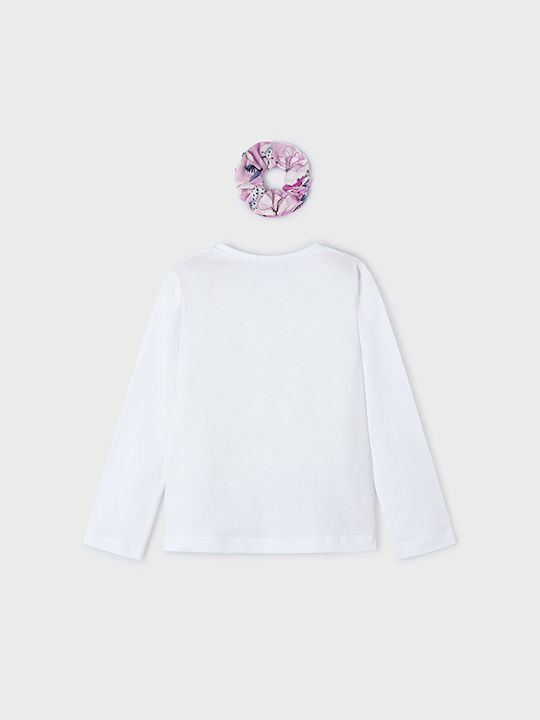 Mayoral Kids Blouse Long Sleeve White