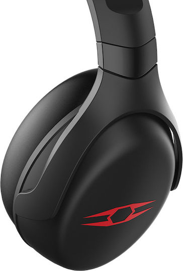Takstar Rise Over Ear Gaming Headset με σύνδεση 3.5mm Μαύρο / Κόκκινο