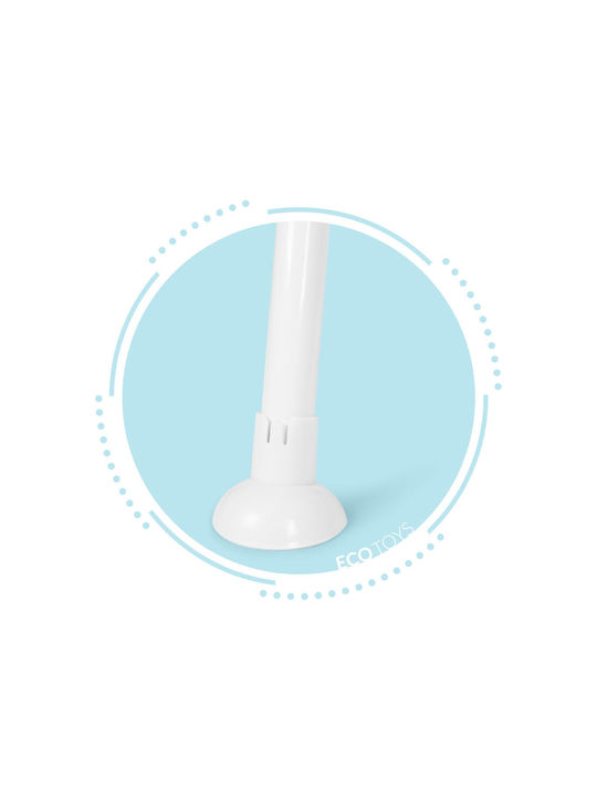 Ecotoys Αναδιπλούμενο Καρεκλάκι Φαγητού 3 in 1 με Ρυθμιζόμενο Ύψος Ροζ