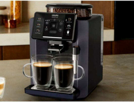 Krups Sensation Automatische Espressomaschine 1450W Druckreiniger 15bar mit Mahlwerk Schwarz EA910B