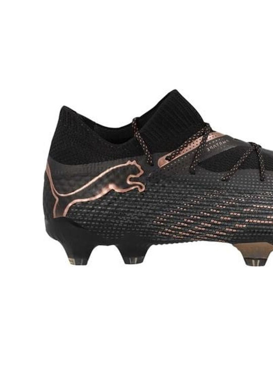 Puma Future 7 Ultimate High Football Shoes FG/AG with Cleats Black