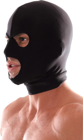 Pipedream Fetish Fantasy Serie Spandex 3-Loch-Haube BDSM Maske in Schwarz Farbe