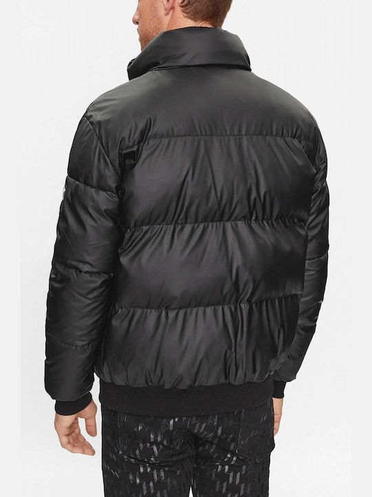 Karl Lagerfeld Men's Winter Bomber Jacket BLACK