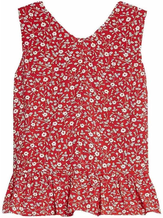 Tommy Hilfiger Kids Blouse Sleeveless Red