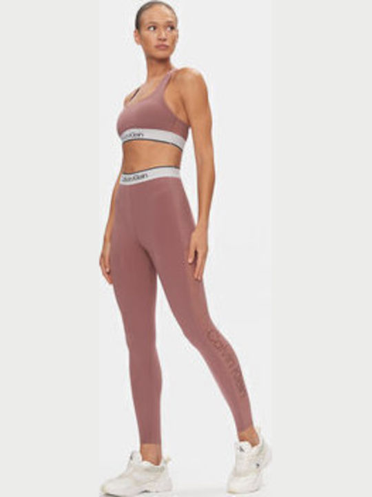 Schulung Frauen Gekürzt Leggings Rosa