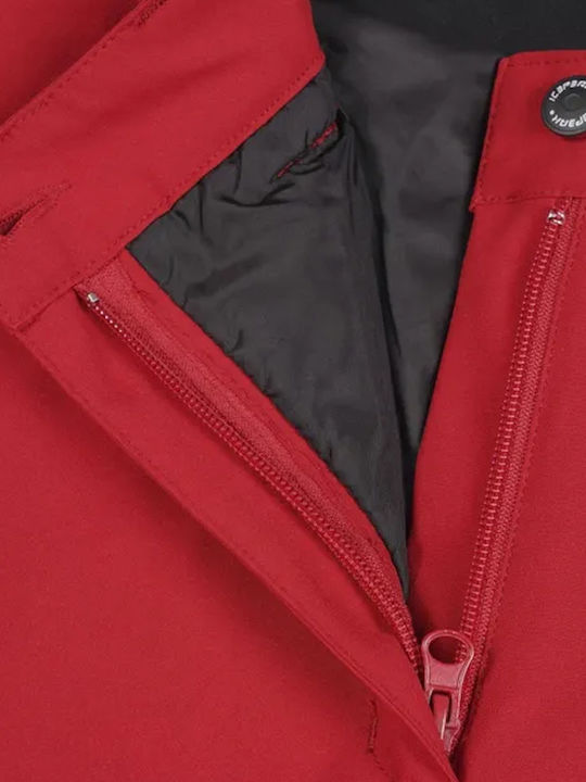 Icepeak 54026839-685 Women's Trousers for Ski & Snowboard Red