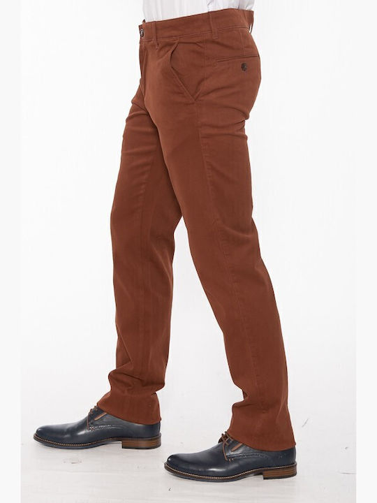 Pantaloni Chino Terracotta