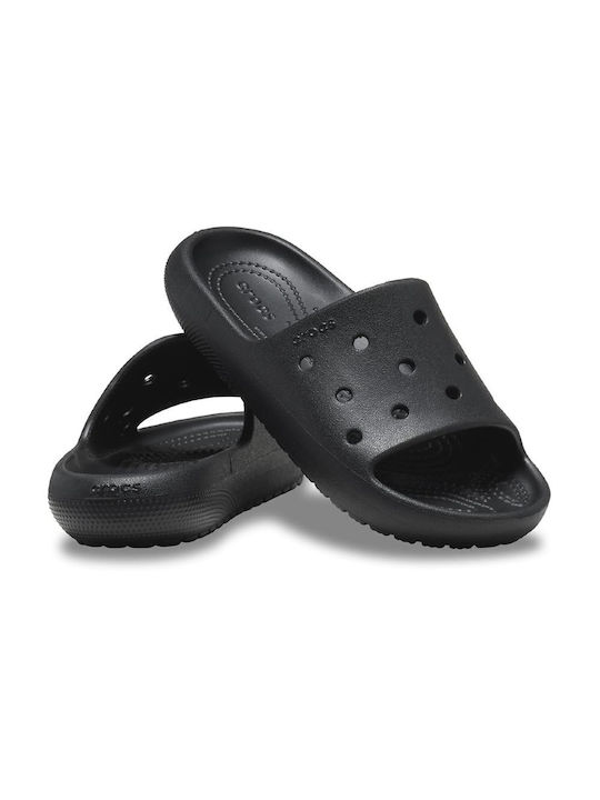 Crocs Παιδικές Σαγιονάρες Slides Μαύρες Classic