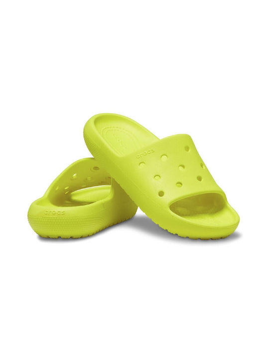 Crocs Șlapi Copii Slides Galbene Classic