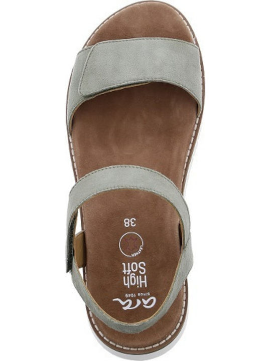 Flache Sandalen für Damen Anatomisch in Grün Farbe