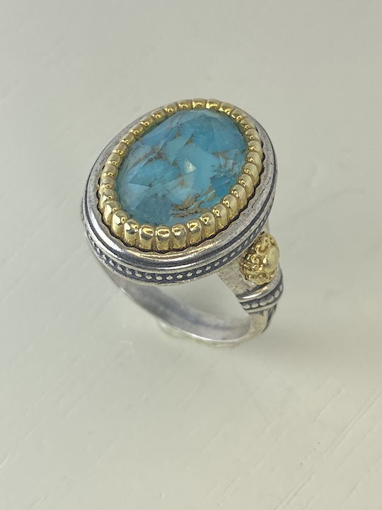 Elor Damen Ring aus Silber Vergoldet