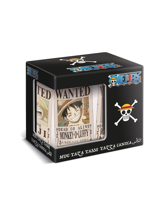 Stor One Piece Tasse Keramik Braun 325ml 1Stück