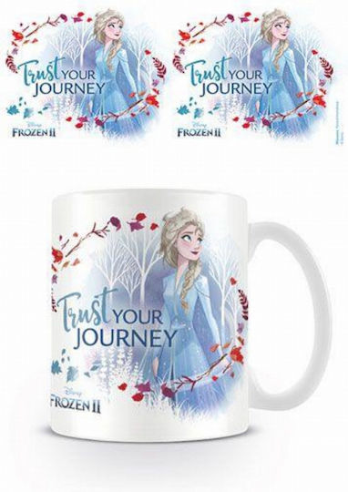 Pyramid International Frozen - Trust your Journey Cană Ceramică Albă