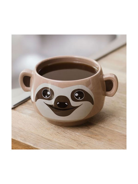 Thumbs Up Sloth Mug Ceramic Cup 275ml