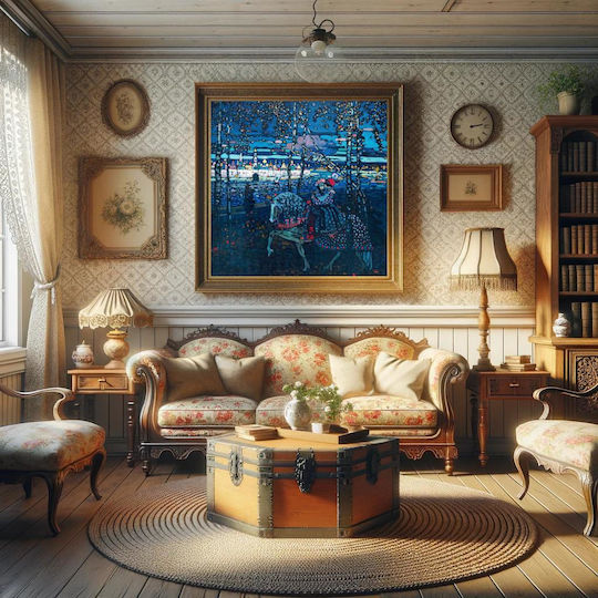 Πίνακας σε Καμβά 90x90cm