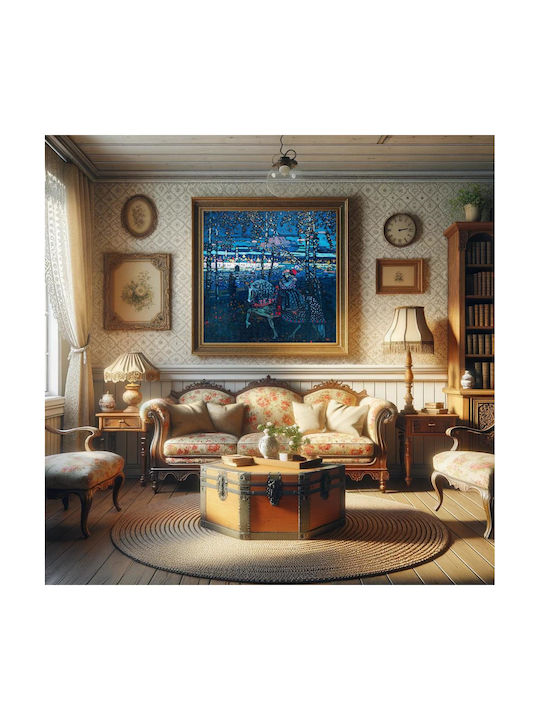 Gemälde auf Leinwand 110x110cm