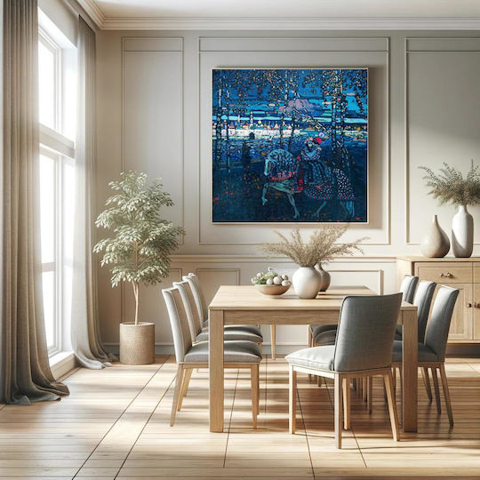 Gemälde auf Leinwand 140x140cm