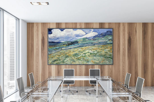 Vincent Van Gogh - Landscape From Saint-rémy Painting Copy of Van Gogh on Canvas 50x40cm