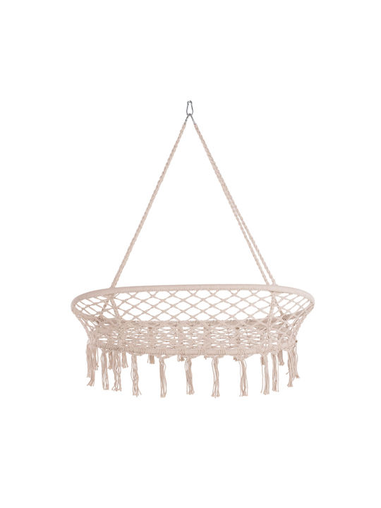 Neena Fabric Swing Beige L130xW67xH120cm