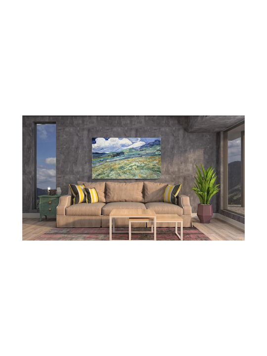 Vincent Van Gogh - Landscape From Saint-rémy 1 Painting Copy of Van Gogh on Canvas 120x80cm