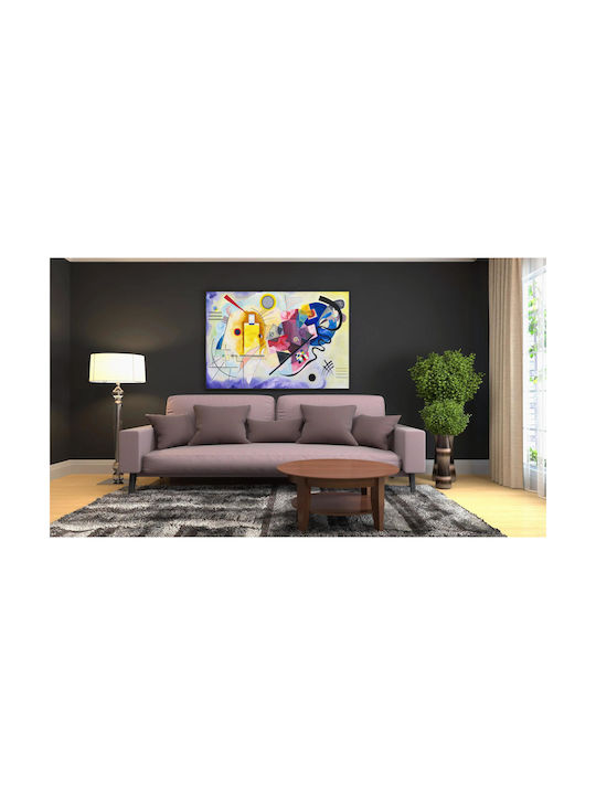 Yellow-red-blue Abstract Painting By Wassily Kandinsky Картина Платнен 50x40см