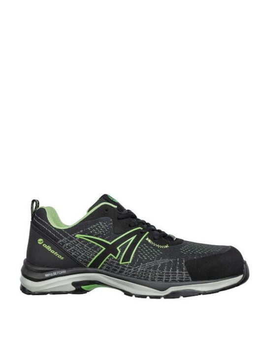 Albatros Splendid Waterproof Low Safety Black S1P with Certification ESD , FO , HRO, SRC,WRU