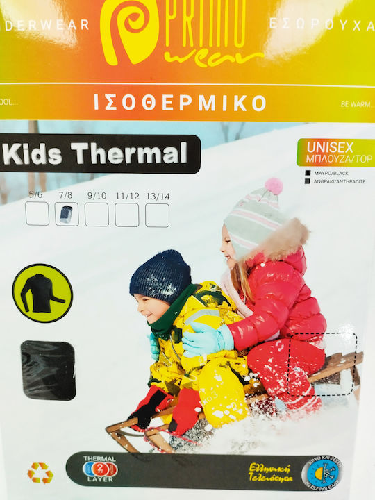 Primo Kids Thermal Top Black