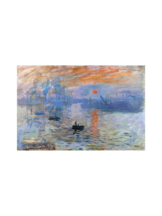 Claude Monet's Impression, Sunrise (1872) Πίνακας σε Καμβά 100x70cm