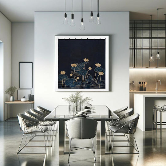 Temple Painting Fabric 120x120cm